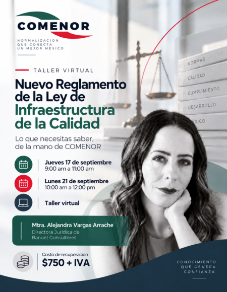 Nuevo reglamento de la Ley de Infraestructura de la Calidad